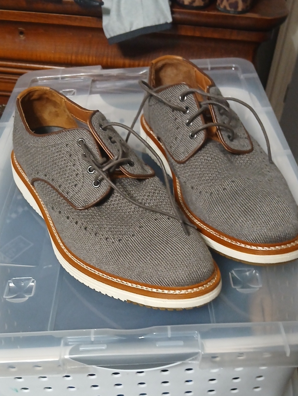 Mens Size 10.5 Johnston & Murphy Oxford Shoes